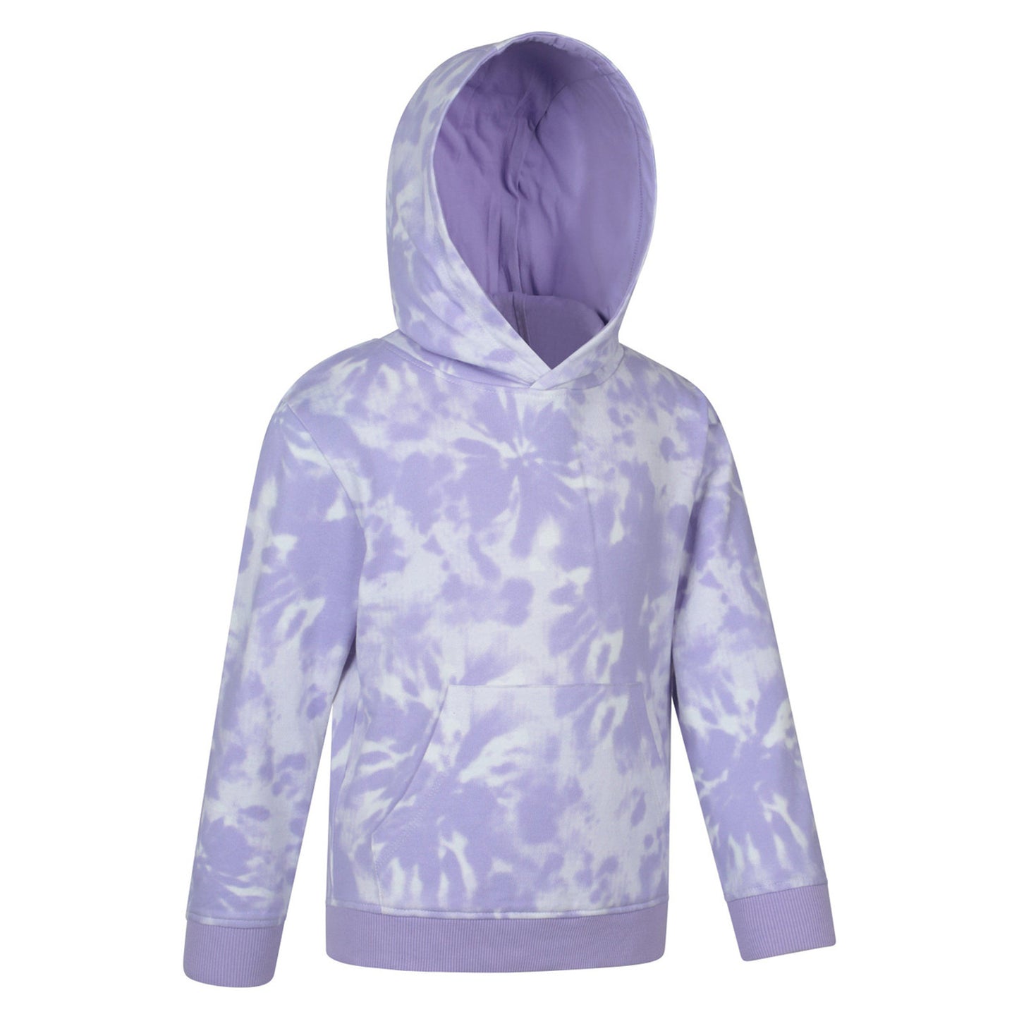 Purple - Lifestyle - Mountain Warehouse Childrens-Kids Tie Dye Organic Hoodie