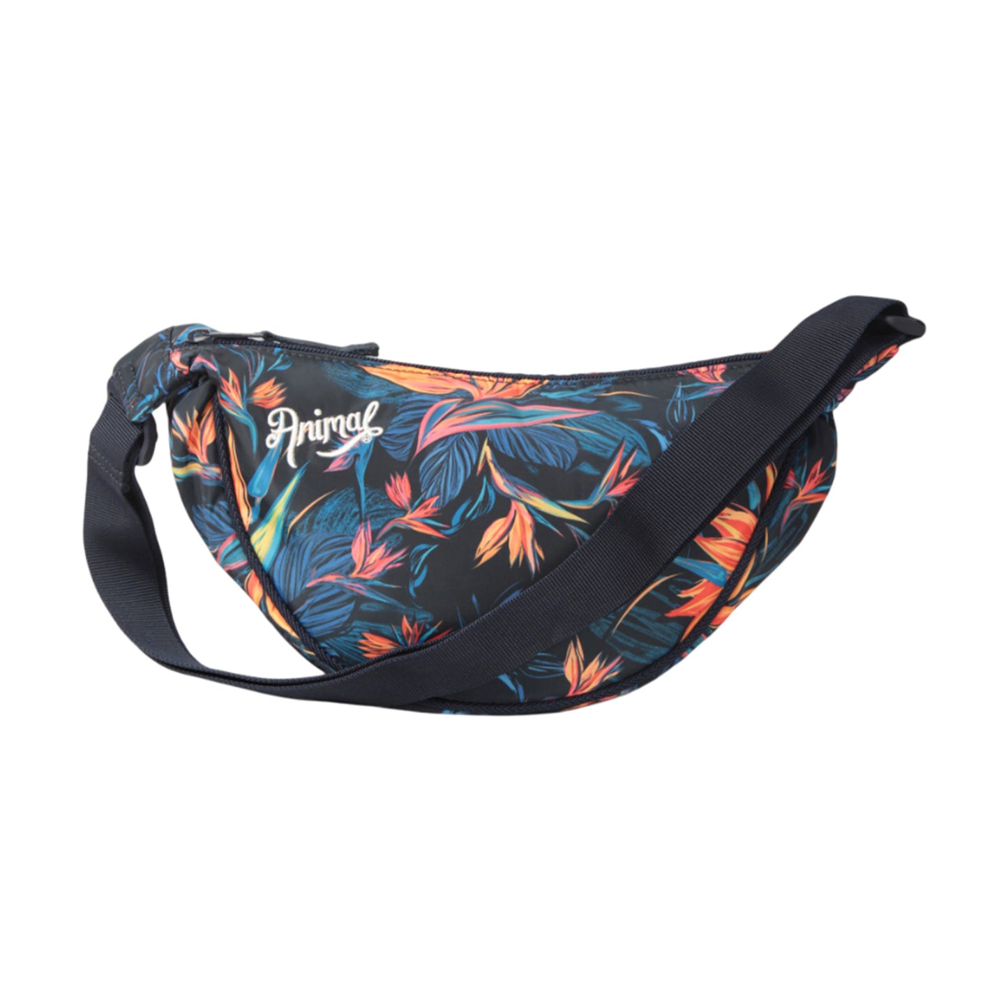 Orange - Lifestyle - Animal Tropical Recycled Crossbody Bag