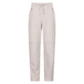 Beige - Front - Mountain Warehouse Womens-Ladies Explorer Zip-Off Trousers
