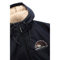 Dark Blue - Side - Animal Mens Hazey Waterproof Recycled Beach Parka