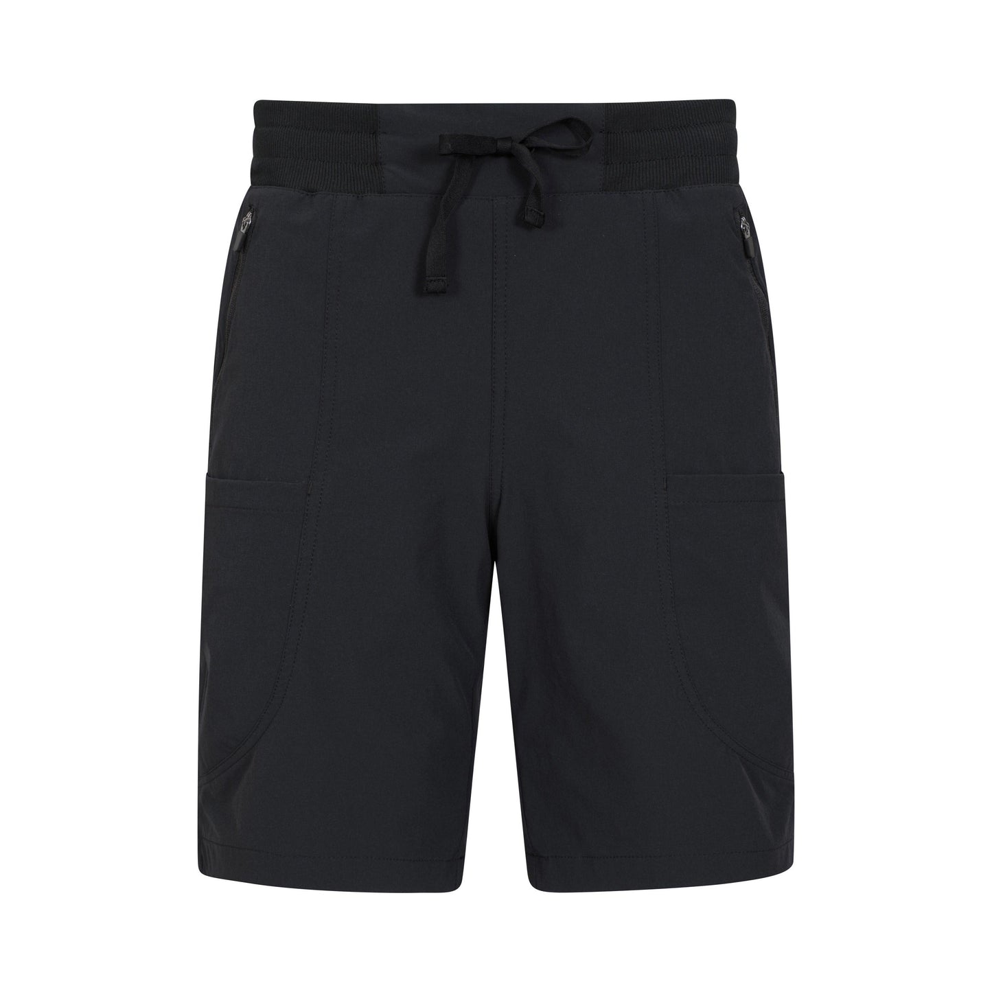 Black - Front - Mountain Warehouse Womens-Ladies Ridge Stretch Superslim Shorts