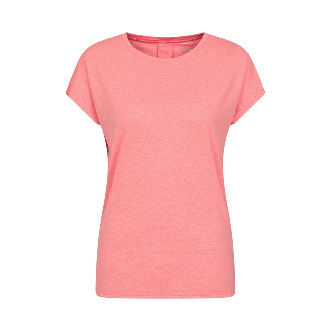 Coral - Front - Mountain Warehouse Womens-Ladies Flow Loose Active Top