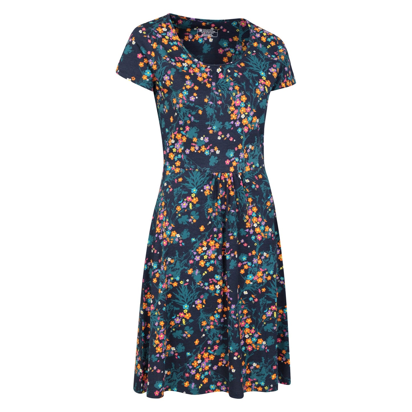 Green - Lifestyle - Mountain Warehouse Womens-Ladies Essentials Lora Floral Skater Dress