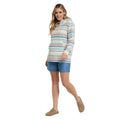 Coral - Side - Animal Womens-Ladies Lila Organic Beach Hoodie