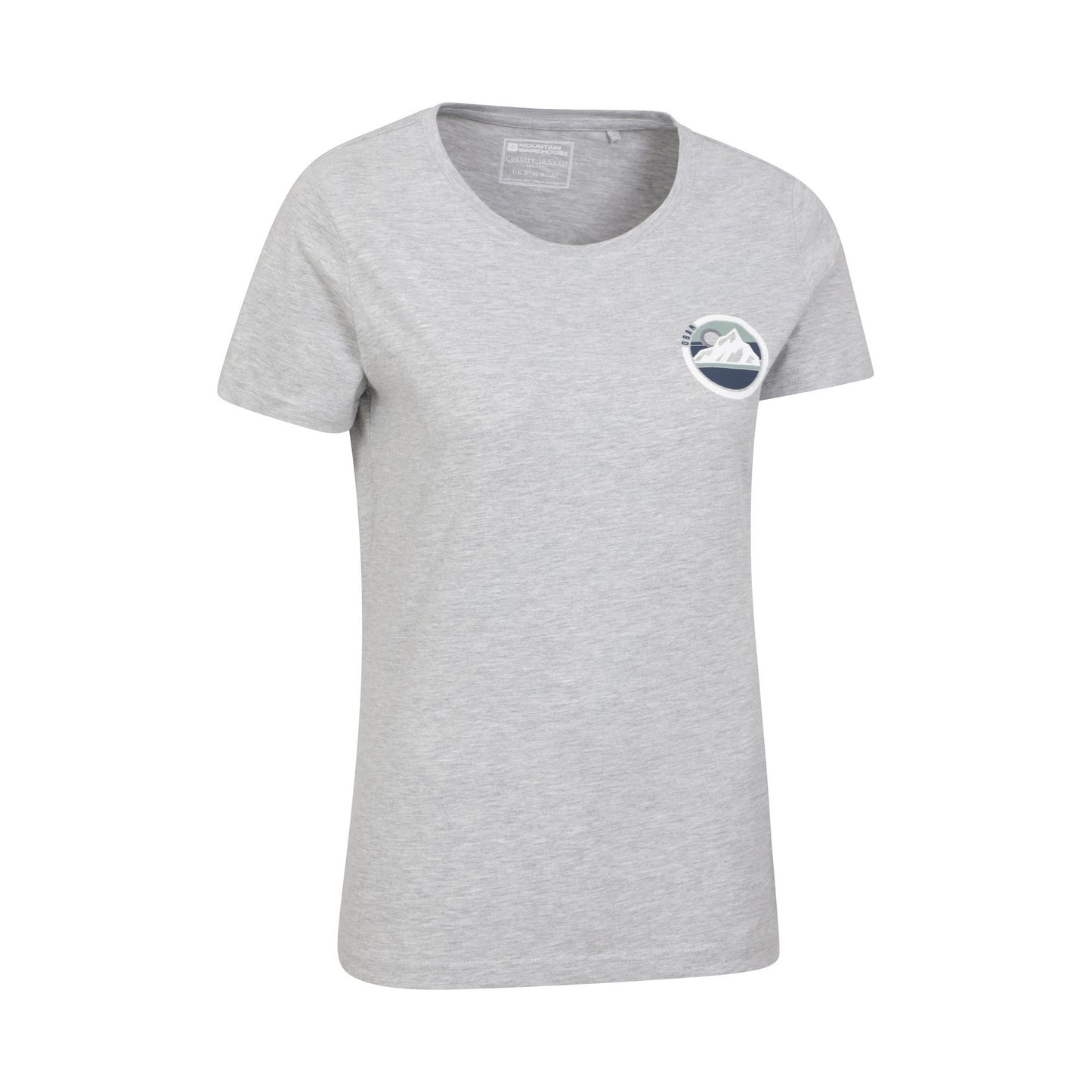 Grey - Lifestyle - Mountain Warehouse Womens-Ladies Oban Tree Ring Organic T-Shirt