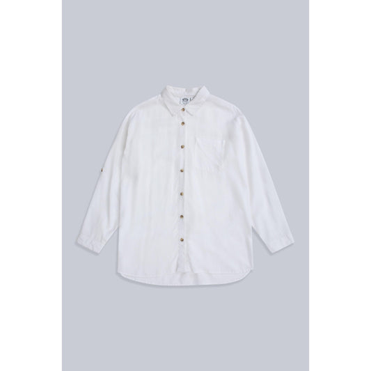 White - Front - Animal Womens-Ladies Seya Organic Beach Shirt