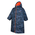 Dark Blue - Side - Mountain Warehouse Childrens-Kids Tidal Changing Robe