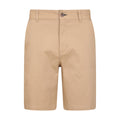 Beige - Front - Mountain Warehouse Mens Organic Chino Shorts