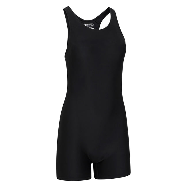 Black - Side - Mountain Warehouse Womens-Ladies Shorty Legsuit