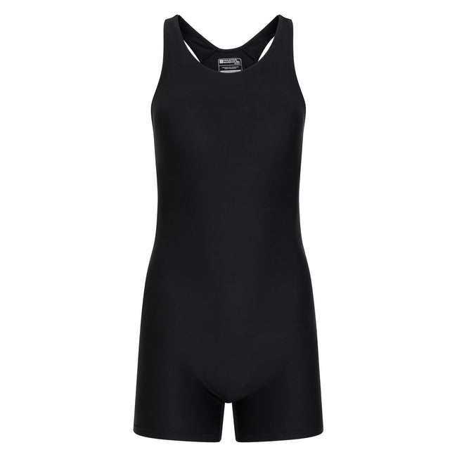 Black - Front - Mountain Warehouse Womens-Ladies Shorty Legsuit