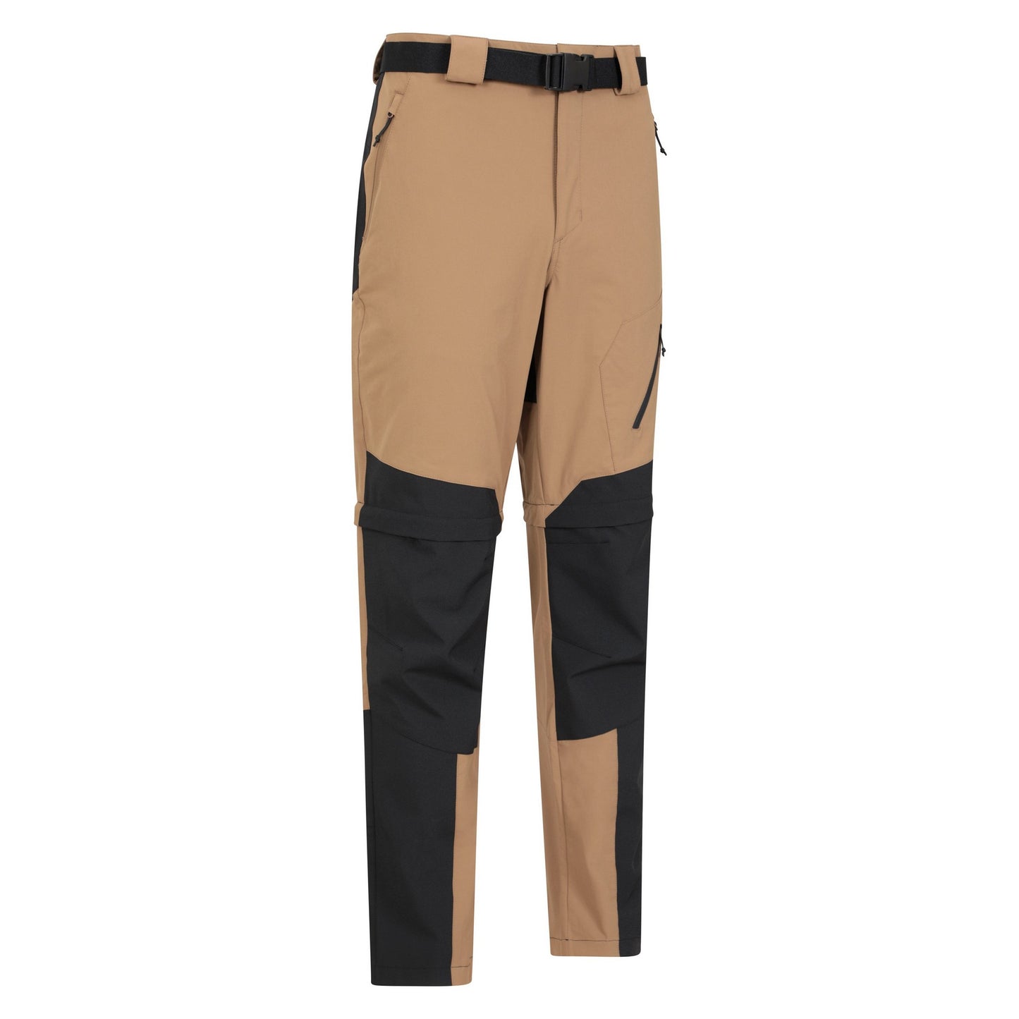 Tan - Lifestyle - Mountain Warehouse Mens Forest Zip-Off Hiking Trousers