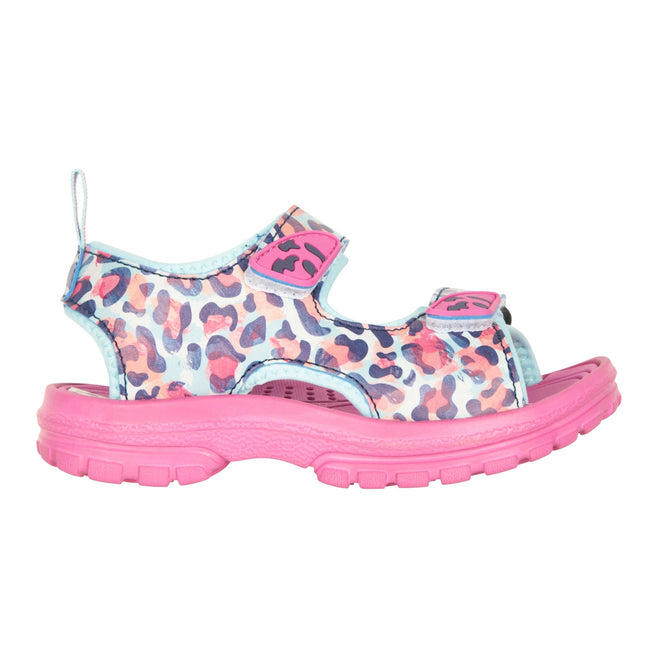 Pink - Lifestyle - Mountain Warehouse Girls Animal Print Sandals