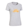 Light Grey - Lifestyle - Mountain Warehouse Womens-Ladies Sunshine Sunflower Organic T-Shirt