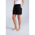Black - Front - Animal Womens-Ladies Carmen Tencel Shorts
