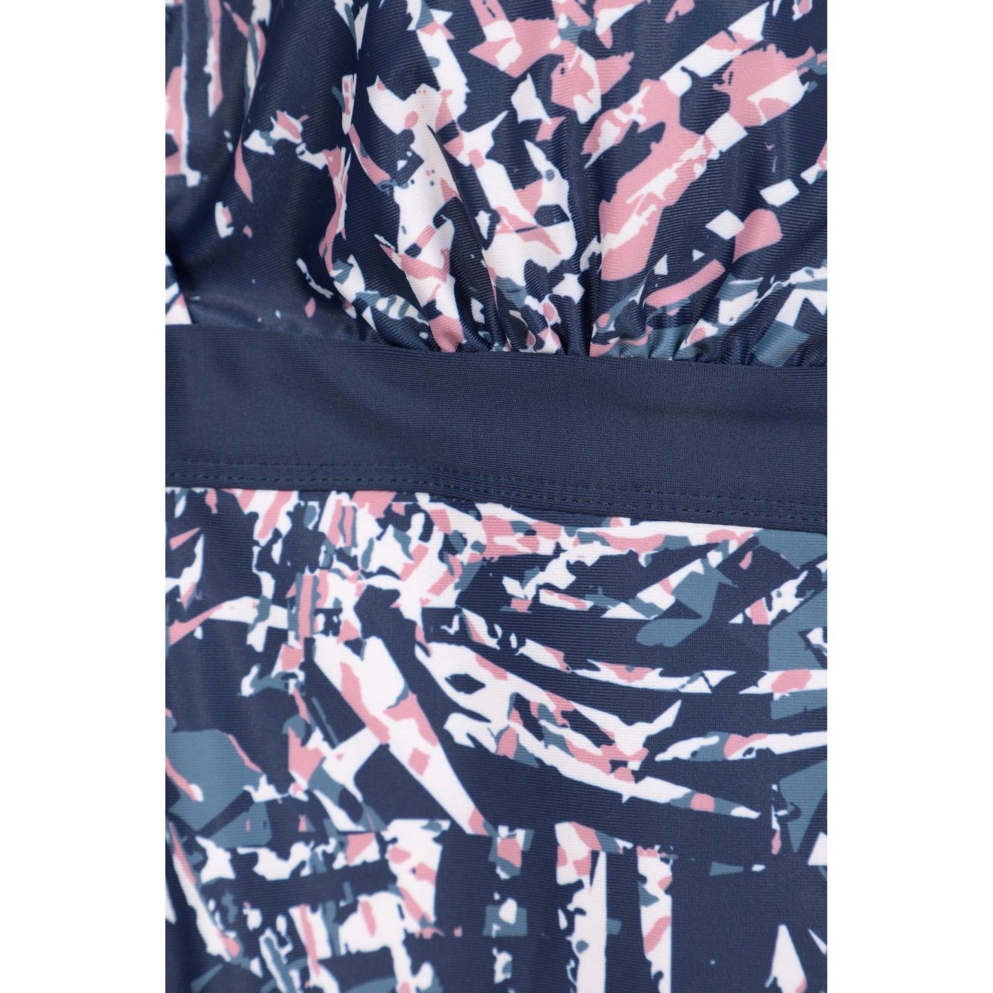 Navy - Pack Shot - Mountain Warehouse Womens-Ladies Ocean Notion One Piece Swimsuit