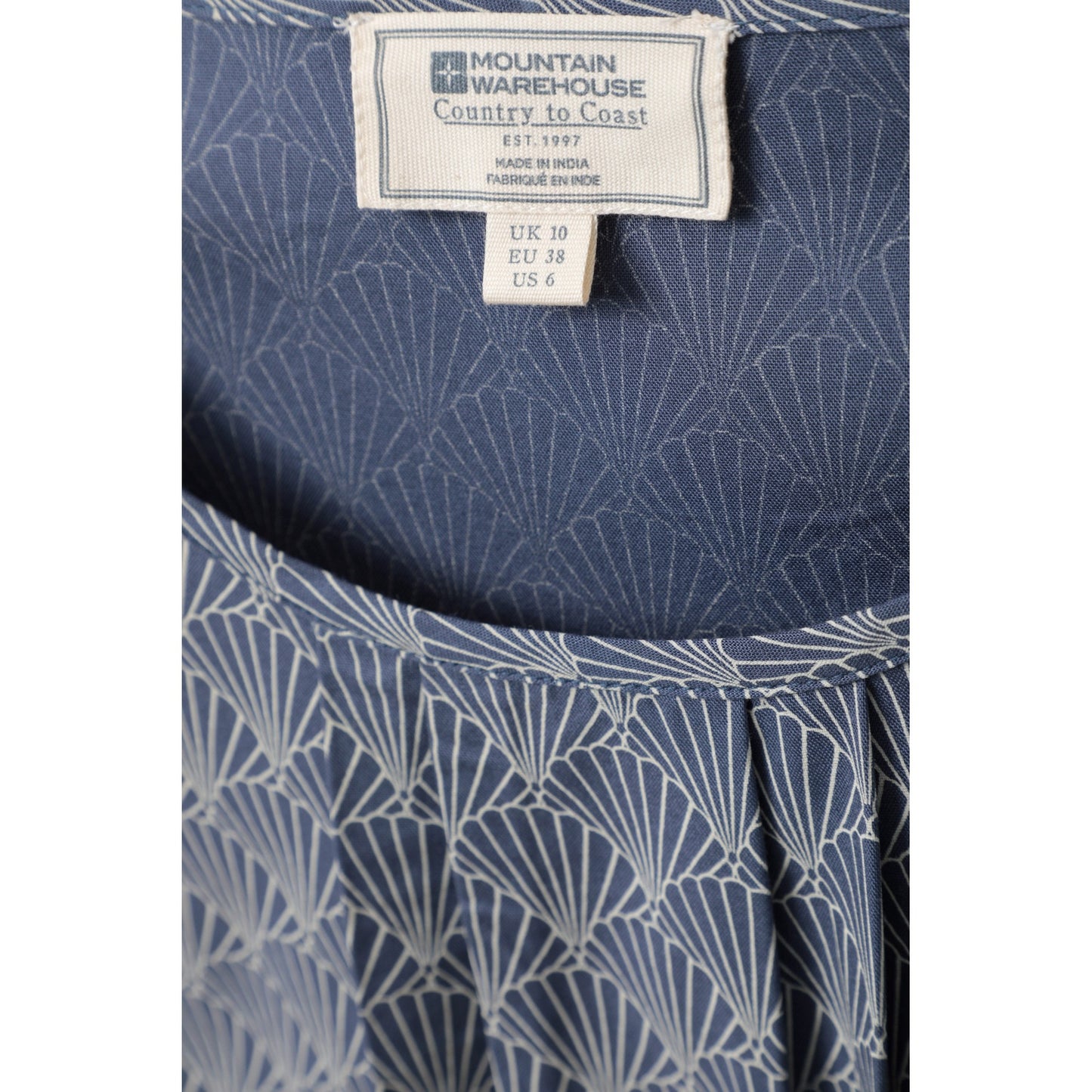 Dark Blue - Lifestyle - Mountain Warehouse Womens-Ladies Orchid Seashells Vest Top