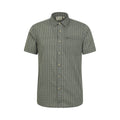 Dark Green - Front - Mountain Warehouse Mens Cotton Shirt