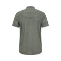 Dark Green - Back - Mountain Warehouse Mens Cotton Shirt