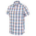 Bright Blue - Side - Mountain Warehouse Mens Cotton Shirt