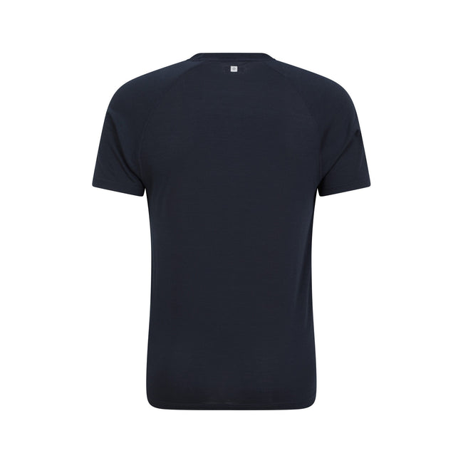 Navy - Back - Mountain Warehouse Mens Quick Dry T-Shirt