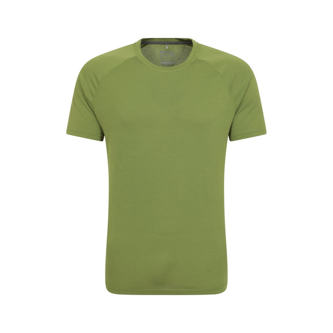 Green - Front - Mountain Warehouse Mens Quick Dry T-Shirt
