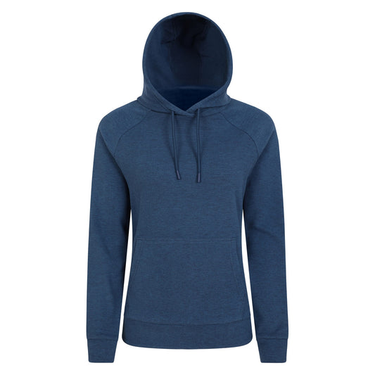 Navy - Front - Mountain Warehouse Womens-Ladies Strath Soft Touch Hoodie