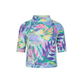 Green-Purple - Pack Shot - Mountain Warehouse Childrens-Kids Rash Guard Set