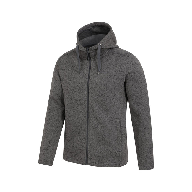Black - Lifestyle - Mountain Warehouse Mens Nevis Fleece Full Zip Hoodie