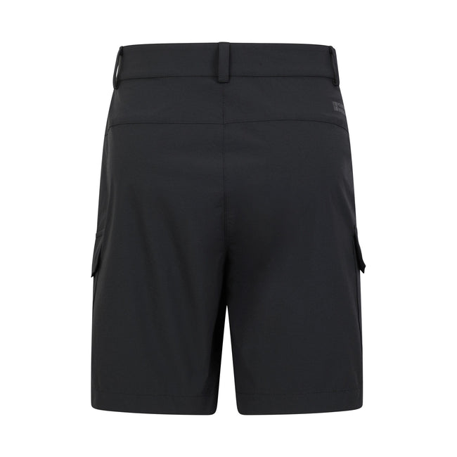 Black - Back - Mountain Warehouse Womens-Ladies Monte Cargo Shorts