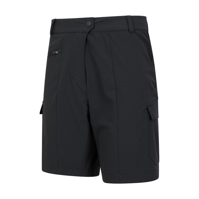Black - Side - Mountain Warehouse Womens-Ladies Monte Cargo Shorts