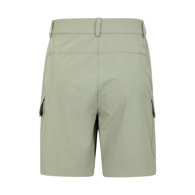 Khaki Green - Back - Mountain Warehouse Womens-Ladies Monte Cargo Shorts