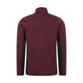 Burgundy - Back - Mountain Warehouse Mens Treston Full Zip Fleece Jacket