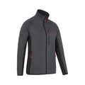 Black - Back - Mountain Warehouse Mens Treston Full Zip Fleece Jacket
