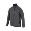 Black - Side - Mountain Warehouse Mens Treston Full Zip Fleece Jacket