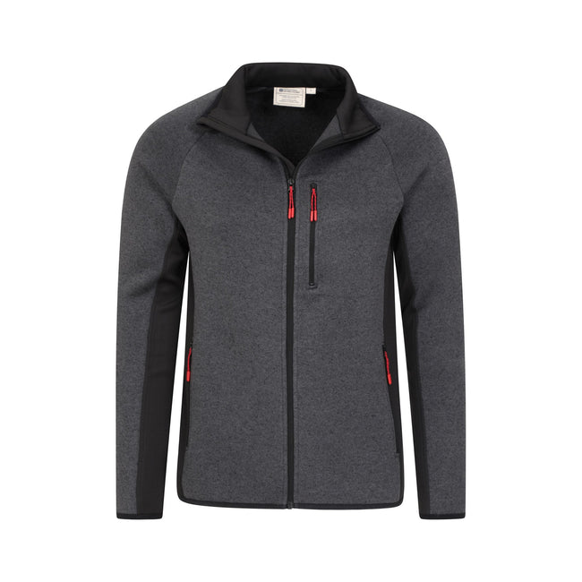 Black - Lifestyle - Mountain Warehouse Mens Treston Full Zip Fleece Jacket