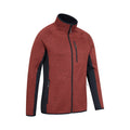 Red - Side - Mountain Warehouse Mens Treston Full Zip Fleece Jacket