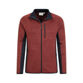 Red - Pack Shot - Mountain Warehouse Mens Treston Full Zip Fleece Jacket