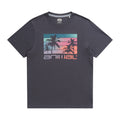 Charcoal - Front - Animal Mens Classico Wave Organic T-Shirt