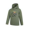 Khaki Green - Side - Mountain Warehouse Childrens-Kids Mountain Adventures Organic Hoodie