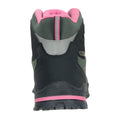 Dark Khaki - Back - Mountain Warehouse Childrens-Kids Softshell Waterproof Walking Boots