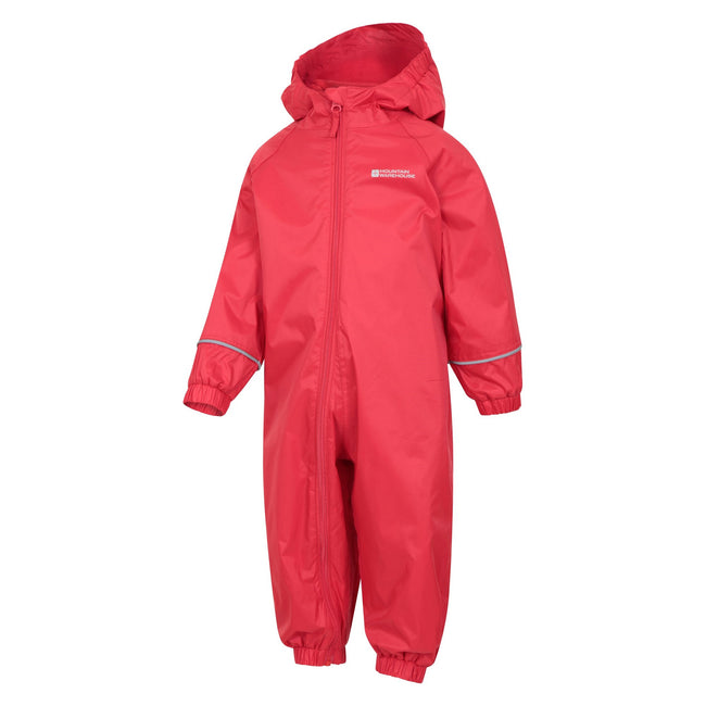 Red - Lifestyle - Mountain Warehouse Childrens-Kids Spright Waterproof Rain Suit