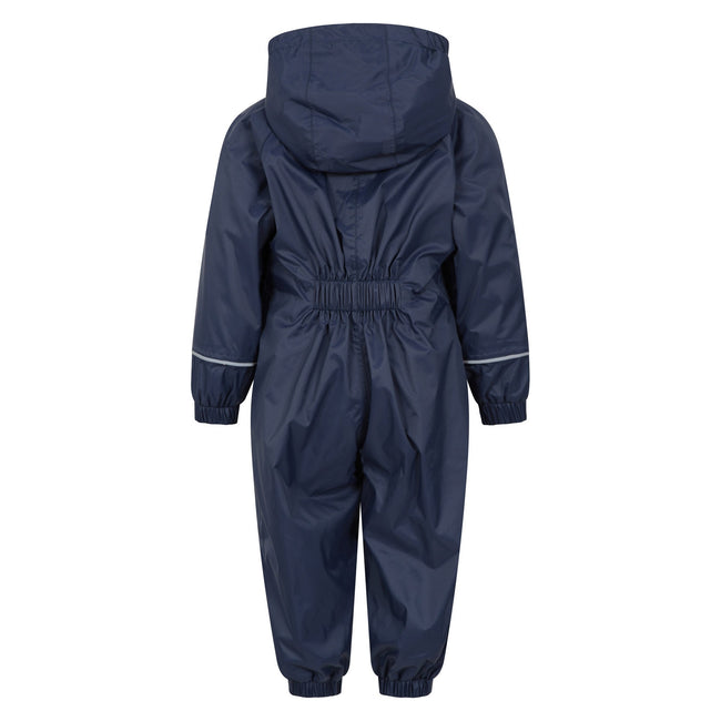 Navy - Back - Mountain Warehouse Childrens-Kids Spright Waterproof Rain Suit