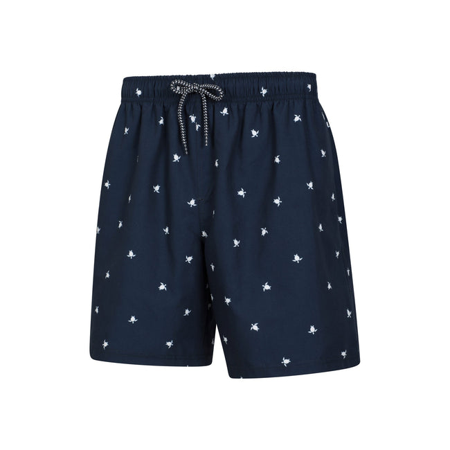 Navy - Lifestyle - Mountain Warehouse Mens Aruba Turtle Swim Shorts