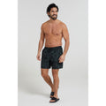 Dark Green - Front - Mountain Warehouse Mens Aruba Turtle Swim Shorts