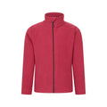 Burgundy - Front - Mountain Warehouse Childrens-Kids Camber II Full Zip Fleece Jacket