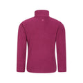 Berry - Back - Mountain Warehouse Childrens-Kids Camber II Half Zip Fleece Jacket