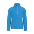 Cobalt - Front - Mountain Warehouse Childrens-Kids Camber II Half Zip Fleece Jacket