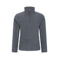 Grey - Front - Mountain Warehouse Childrens-Kids Camber II Half Zip Fleece Jacket