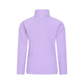 Lilac - Back - Mountain Warehouse Childrens-Kids Camber II Half Zip Fleece Jacket