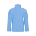 Bright Blue - Back - Mountain Warehouse Childrens-Kids Camber II Half Zip Fleece Jacket
